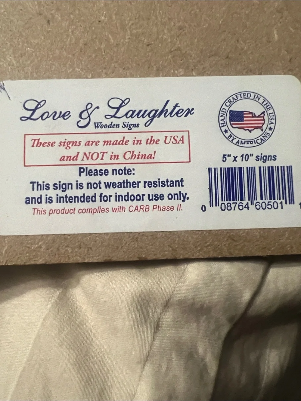 love and laughter decorative hanging